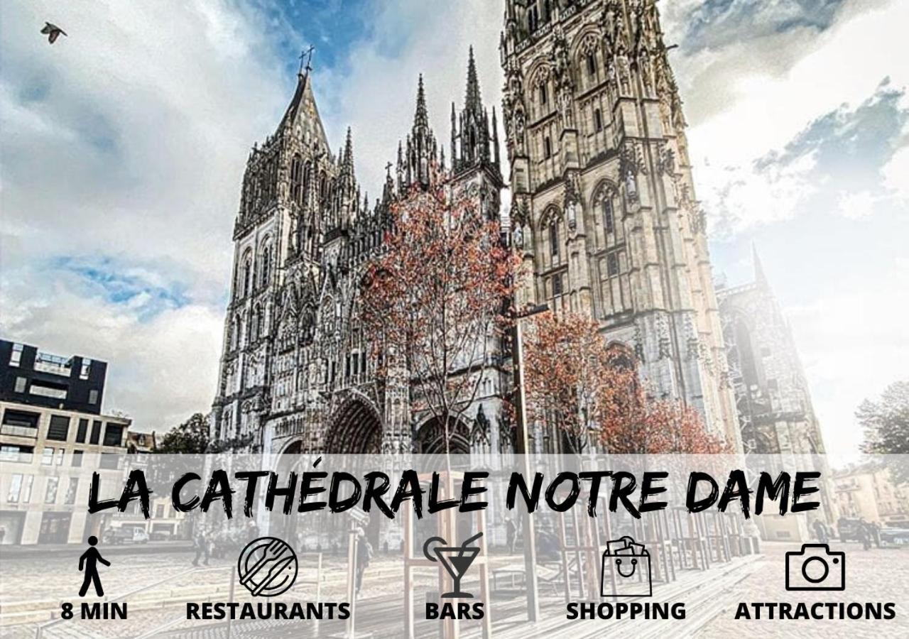 Cosy'Appart - Le Fontenelle Apartment Rouen Bagian luar foto
